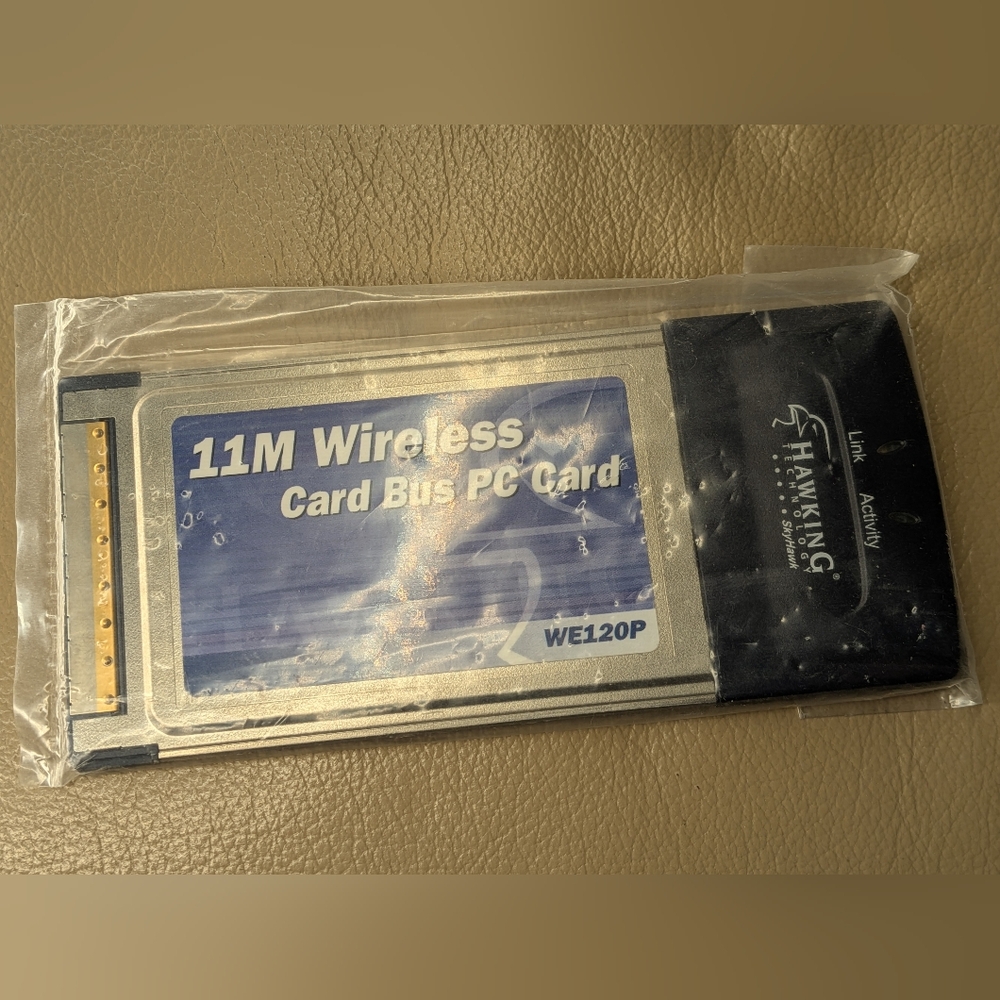 NEW Hawking Technology 11M Wireless Card Bus PC Card WE120P